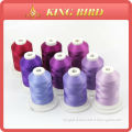 Colorful polyester thread for embroidery machine